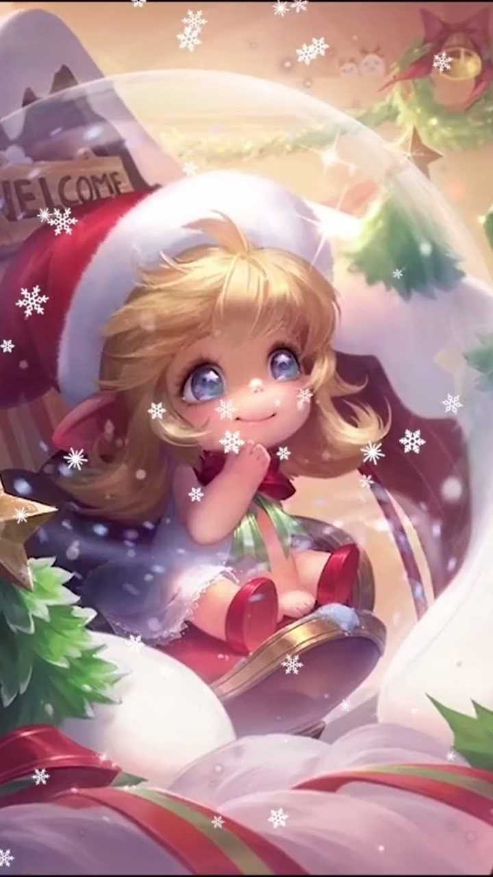 王者荣耀:蔡文姬圣诞动态壁纸太可爱了吧