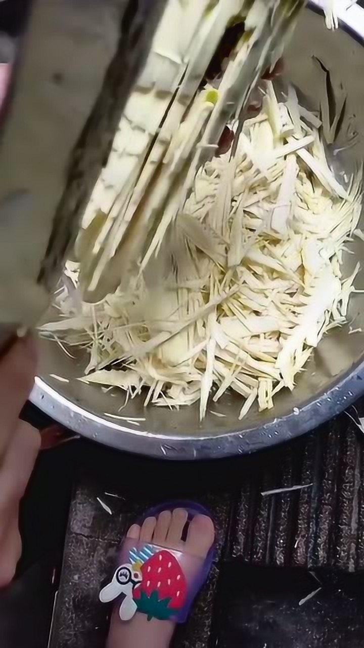 切笋丝最简单粗暴的方法