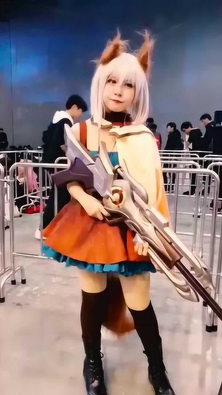 漫展上发现一个女版的百里守约,可爱!