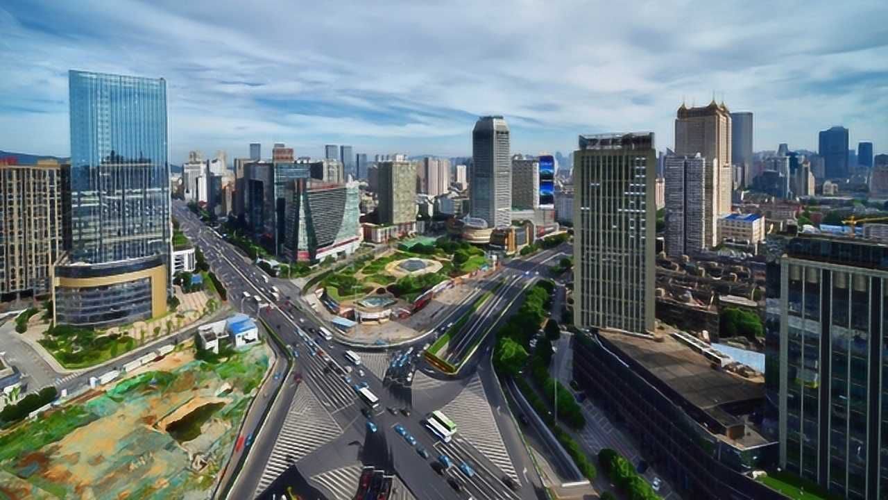 实拍长沙市中心,太繁华了,不愧是新一线大城市