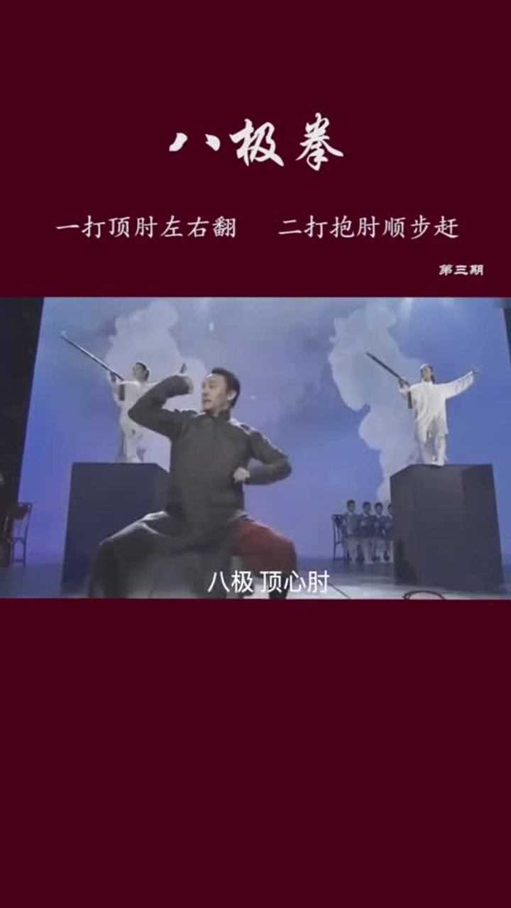 八极拳,顶心肘,太猛了