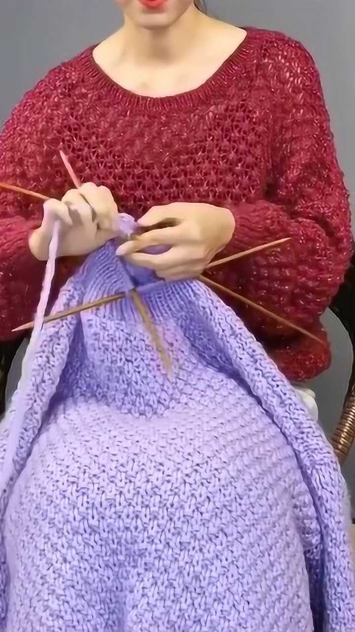 看完她织毛衣的过程,确实是值这个价的