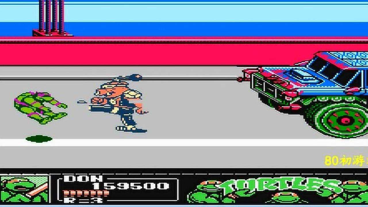 红白机经典游戏忍者神龟里面的猪头怪还记得吗