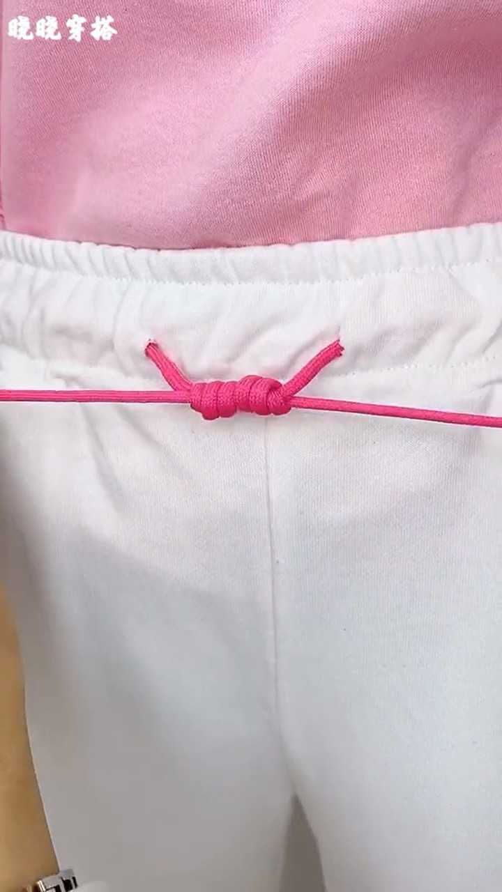 穿卫裤的季节卫裤绳子你都是怎么系的呢分享一个懒人伸缩结系法