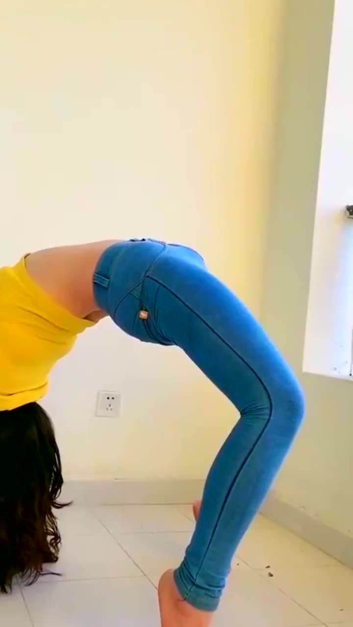 下腰,女生的基本素养