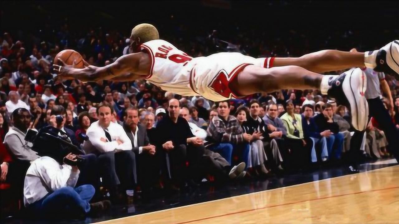 罗德曼职业生涯十佳球 平行地面救球 空中极限叫暂停_高清1080p在线