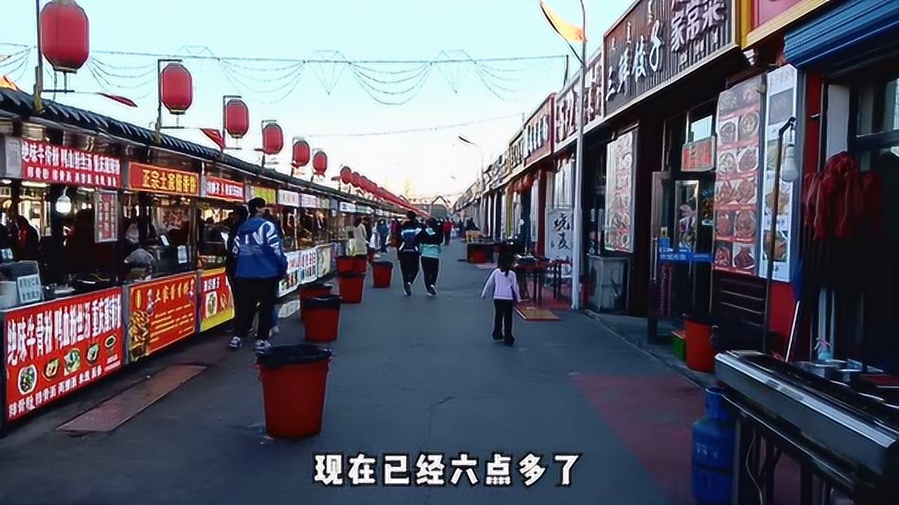 实拍疫情过后的包头市校园美食街,看看今天是个什么情况,人好少