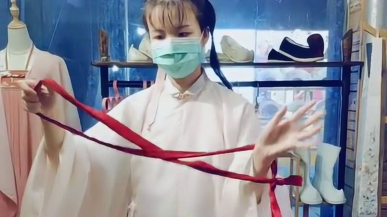 古装襻膊教程,随身带一条发带或者腰带,干嘛去都不怕了!_高清1080P在线观看平台_腾讯视频