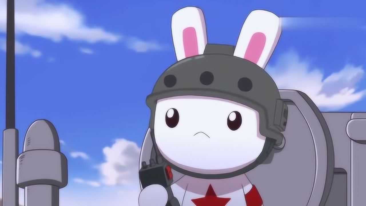 那年那兔部队到达朱日和的训练基地兔子喊起了口号