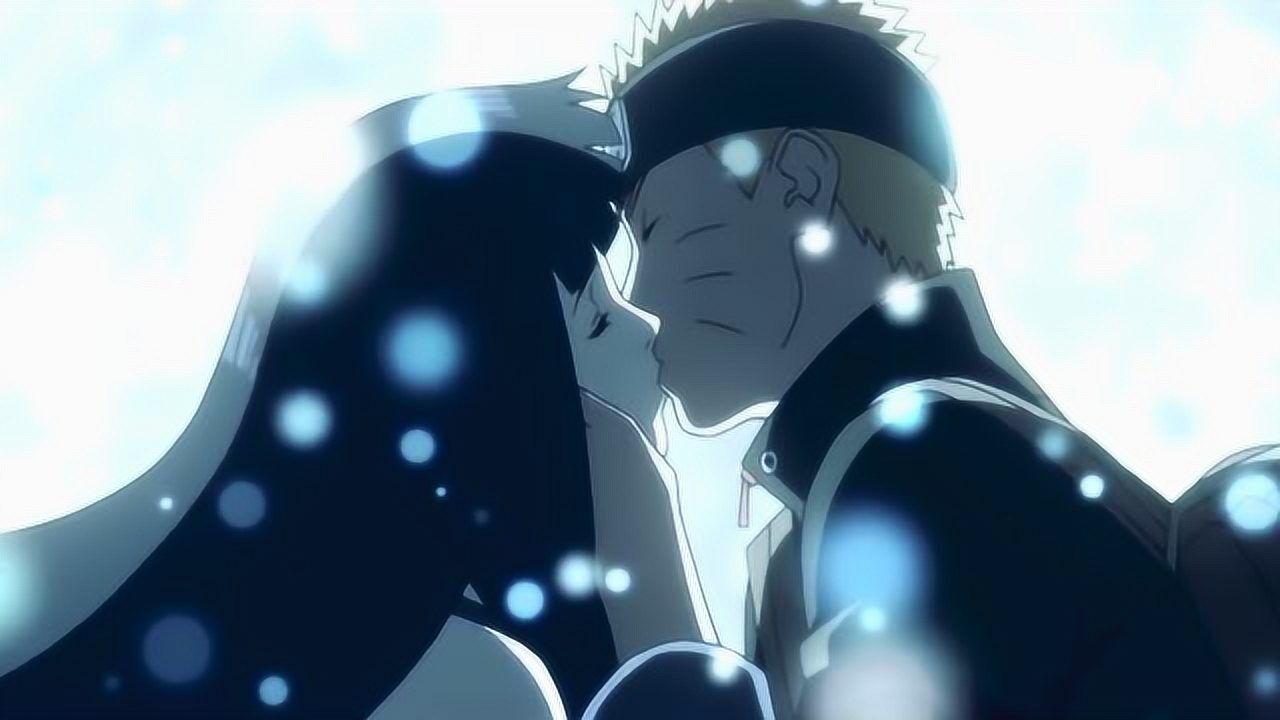 火影忍者中鸣人和父亲波风水门月下撩妹的精彩画面