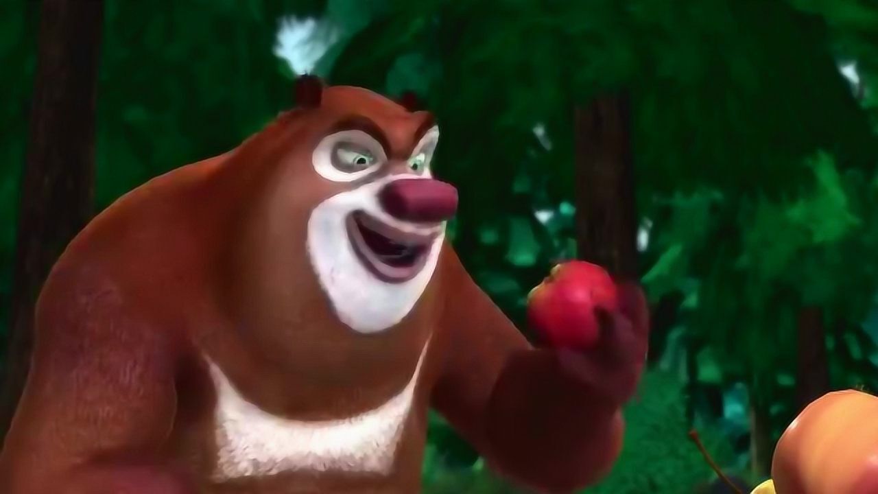 熊出没之夺宝熊兵:水果年年有,今年特别多,熊大要玩水果忍者