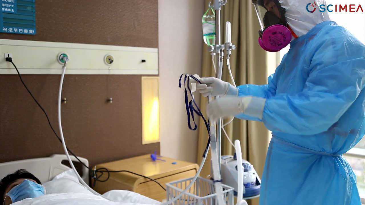 新冠肺炎患者经鼻高流量吸氧技术