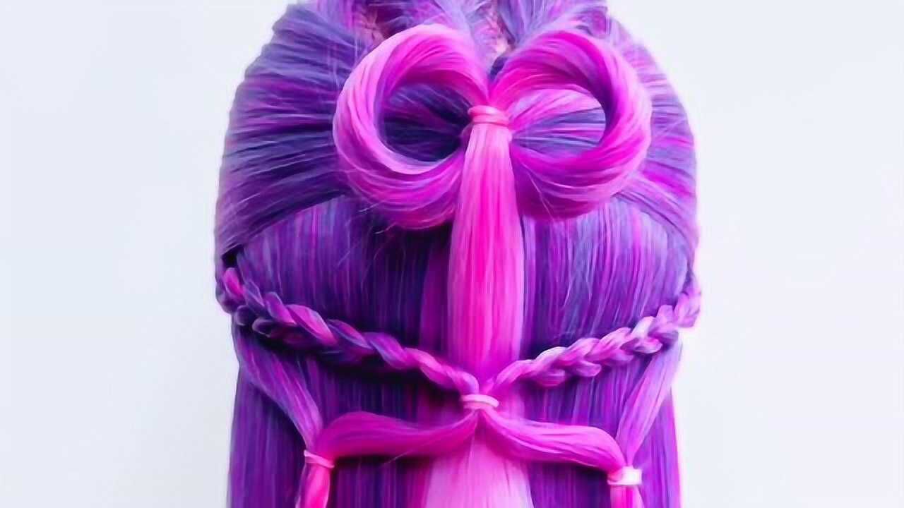 一款专属双鱼座小仙女的古装发型,搭配漂亮的衣服简直美极了