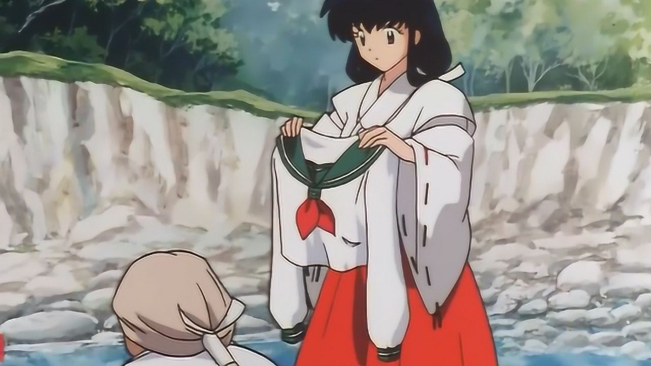 戈薇穿上巫女服太像桔梗犬夜叉看了怕得直往后退