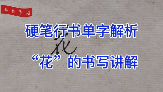 硬笔行书偏旁技法攻略:“草字头”的草书正确写法,掌握要领就能写漂亮