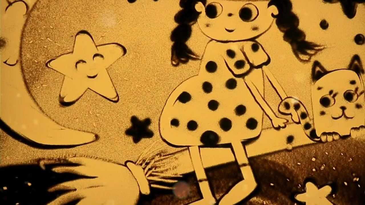 「魔法少女」儿童沙画教学课件赏析 魔手沙画_腾讯视频