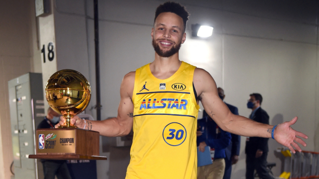 库里2021年首轮31分决赛28分夺冠