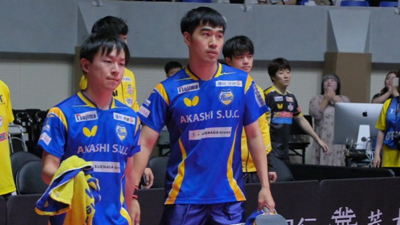 国乒退役球员有多强?老将击败张本,闫安直播 解说,闪耀日本