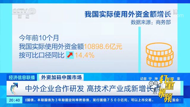 中外企业合作研发,高技术产业成新增长点