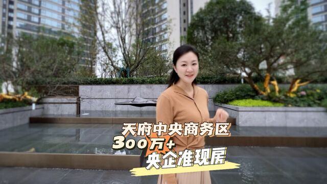 在天府中央商务区,300多个盘了央企实景精装准现房