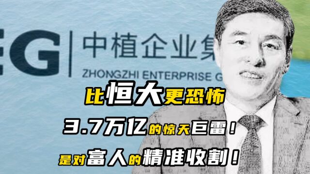 比恒大更恐怖,3.7万亿的惊天巨雷,“中植暴雷”是对富人的精准收割!