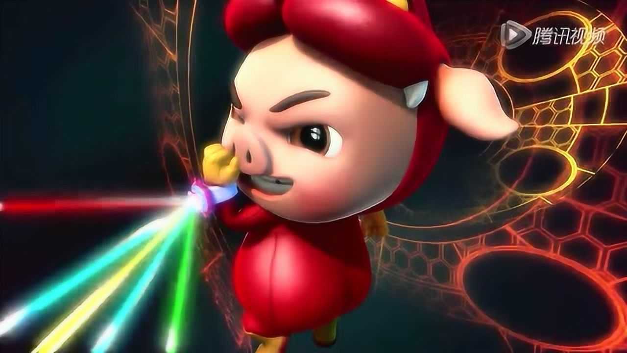 猪猪侠变身图片,猪猪侠变身五灵王_大山谷图库