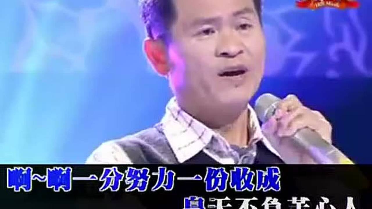 流行歌曲《皇天不负苦心人》(徐忠耀)腾讯视频}