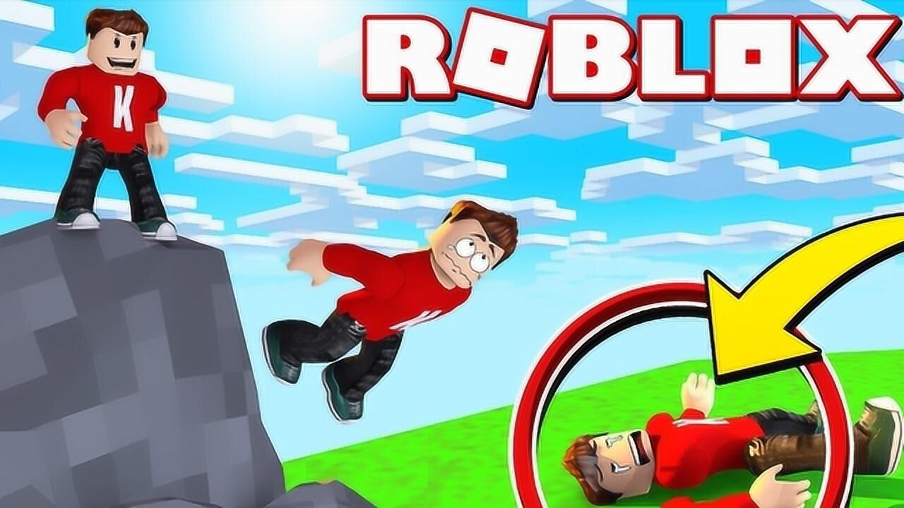 roblox跳崖模拟器 从雪山上跳下去,完成了全新的挑战!小飞象解说
