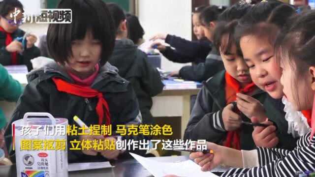 3D纸雕走入课堂小学生剪出的小鸟栩栩如生