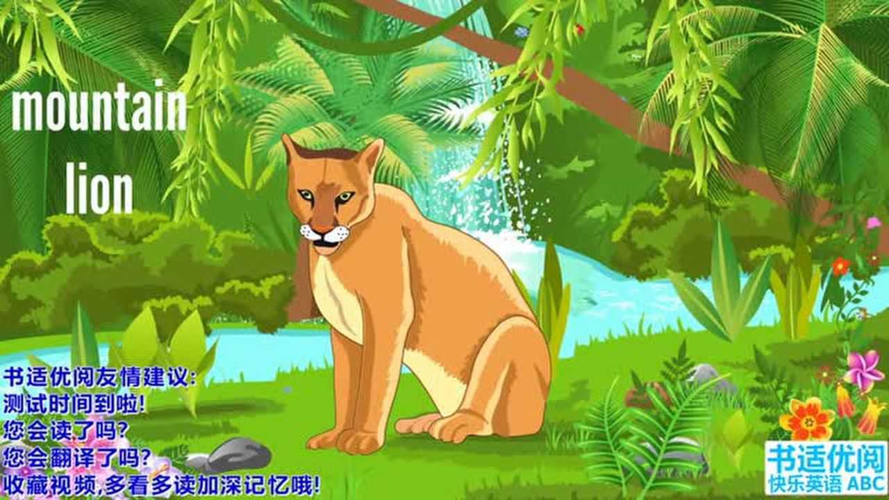 快樂英語記單詞動物園來啦老虎獅子斑馬長頸鹿哪個最兇猛