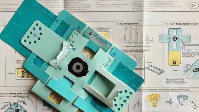 用纸做的显微镜,成本只需6块7,可轻松放大2000倍,实用价值极高