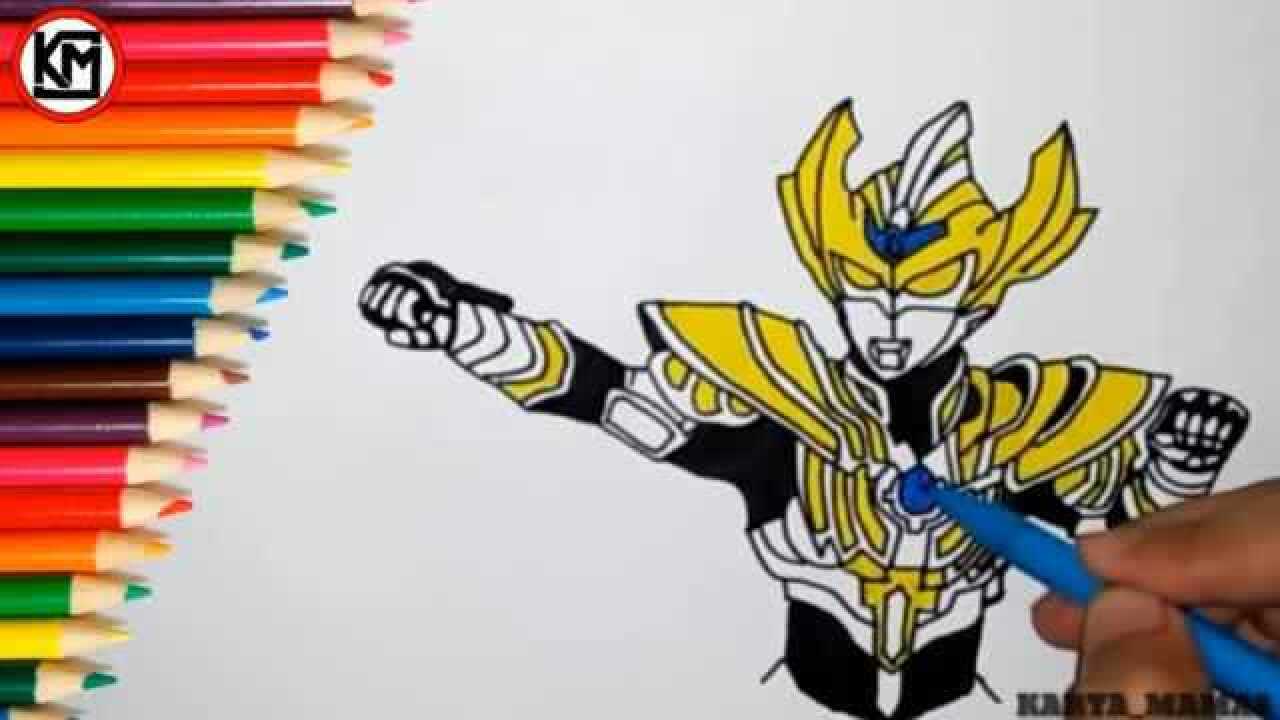 奥特曼手工秀用铅笔画一个泰迦奥特曼步骤简单易学