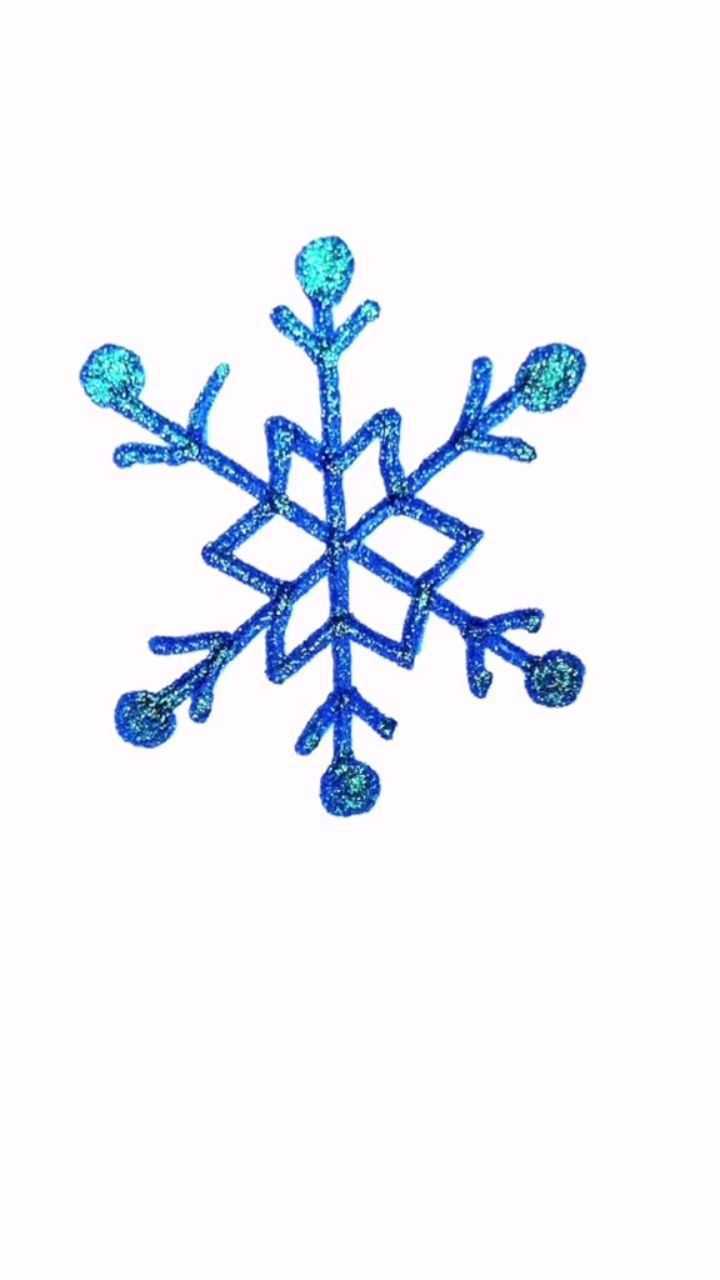 儿童简笔画教你画雪花