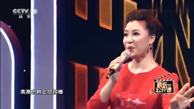 王丽达演唱经典歌曲《采槟榔》歌声唯美,好听极了