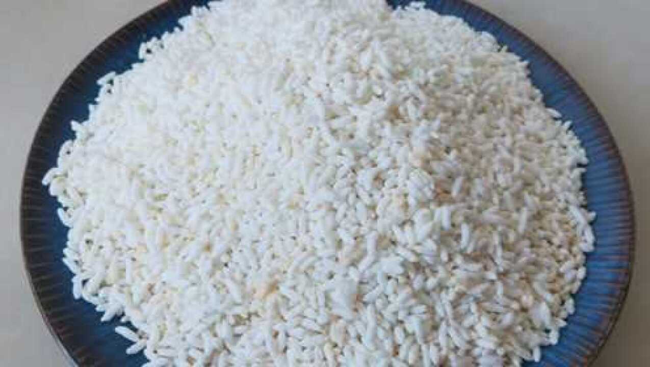 炒米花怎么做,方法简单又美味,一碗糯米自己在家做,一看就会