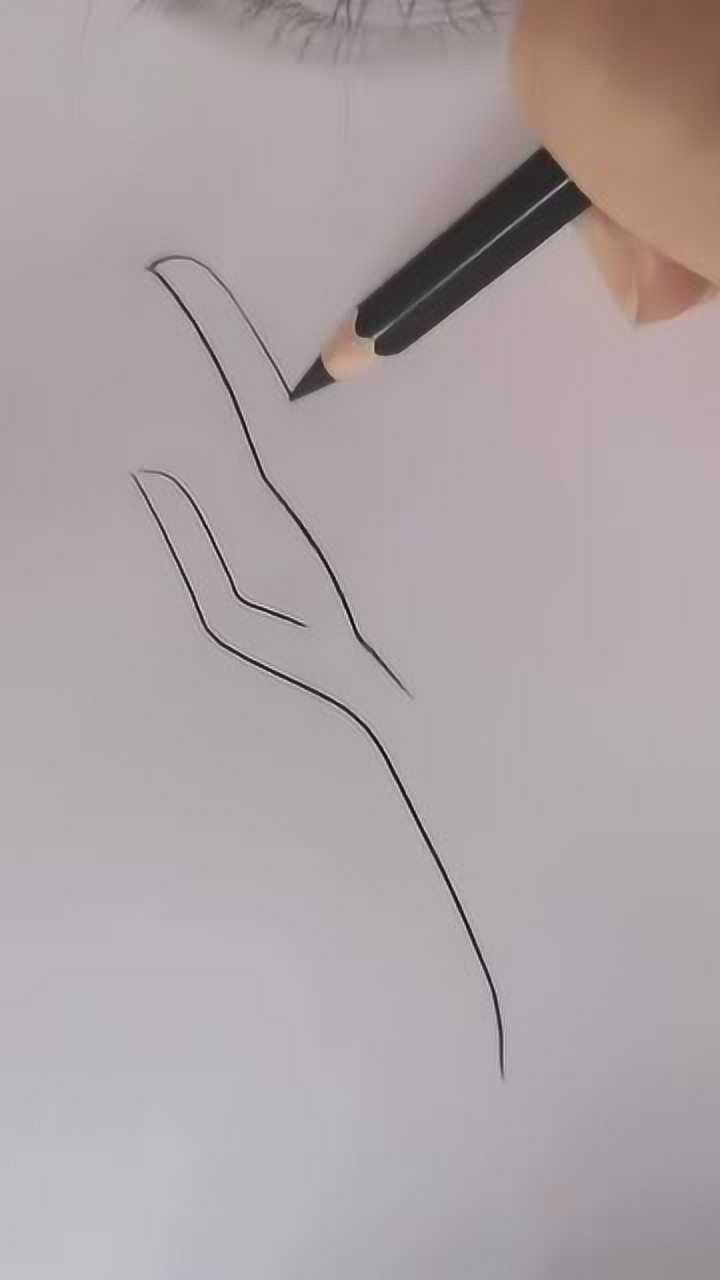 寥寥几笔画兰花指