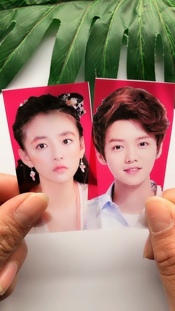 吴倩鹿晗照片合起来以后就是他们未来宝宝出生的样子