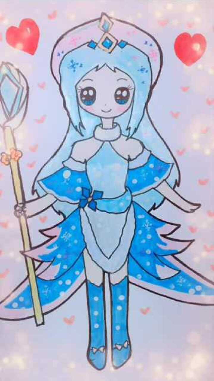 美丽公主简笔画你们有喜欢的吗