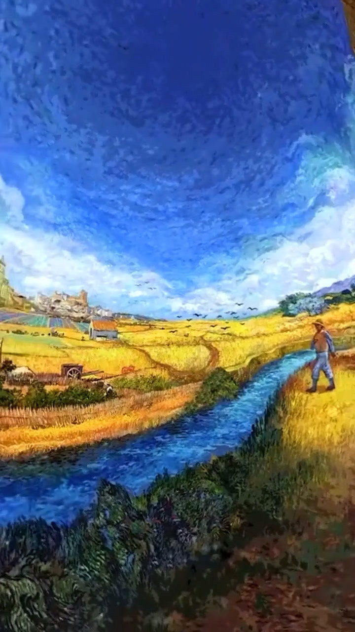 绘画作品,梦如人生