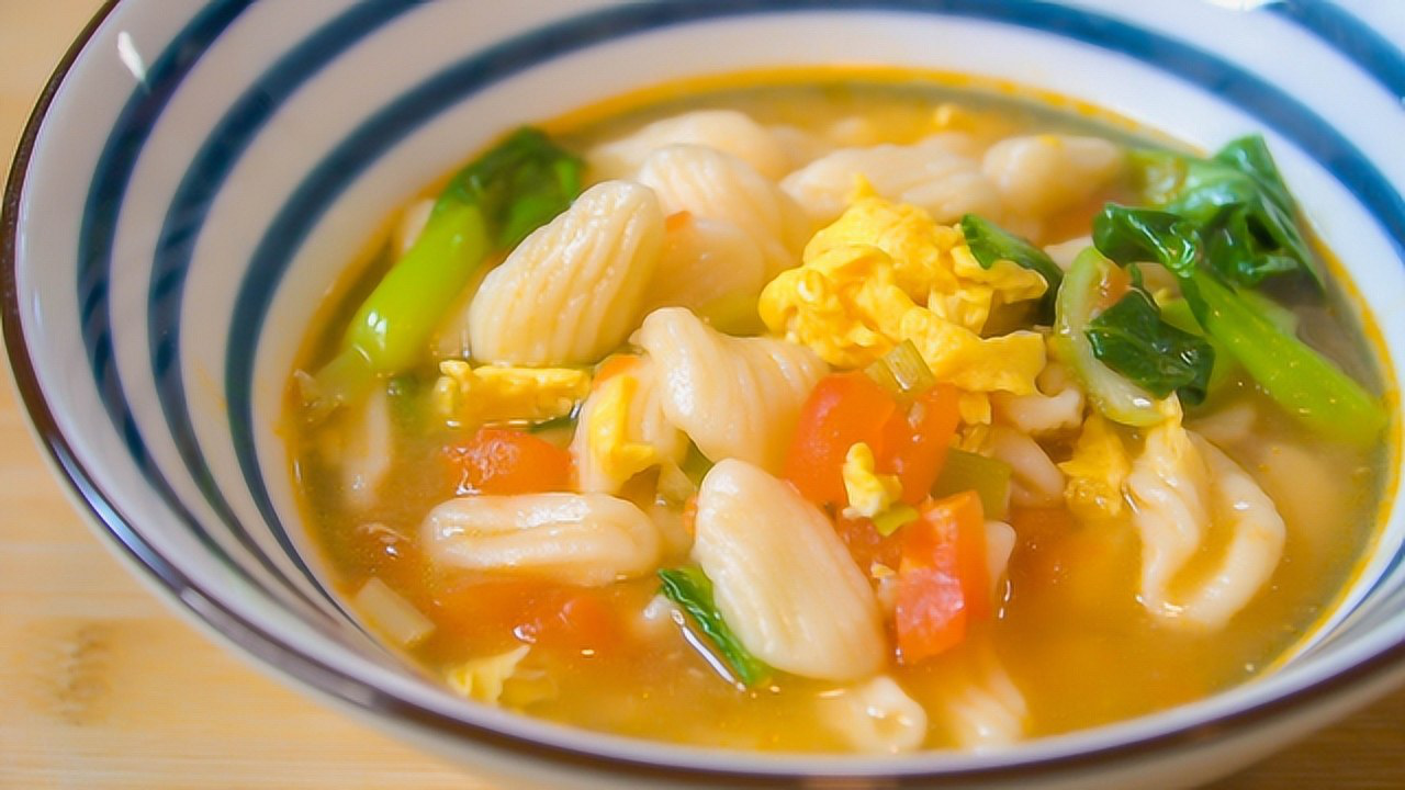 猫耳朵面这样做,劲道可口人人爱,学会它,你就是大厨!