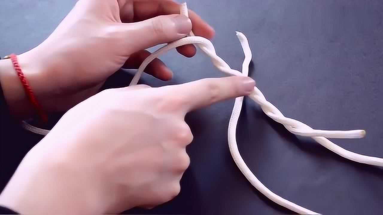 衣服两根绳子编织方法图片