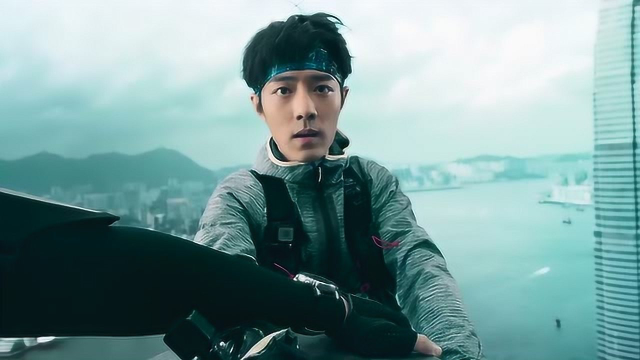 电影素人特工肖战极限跑酷不小心把王大陆推下高塔