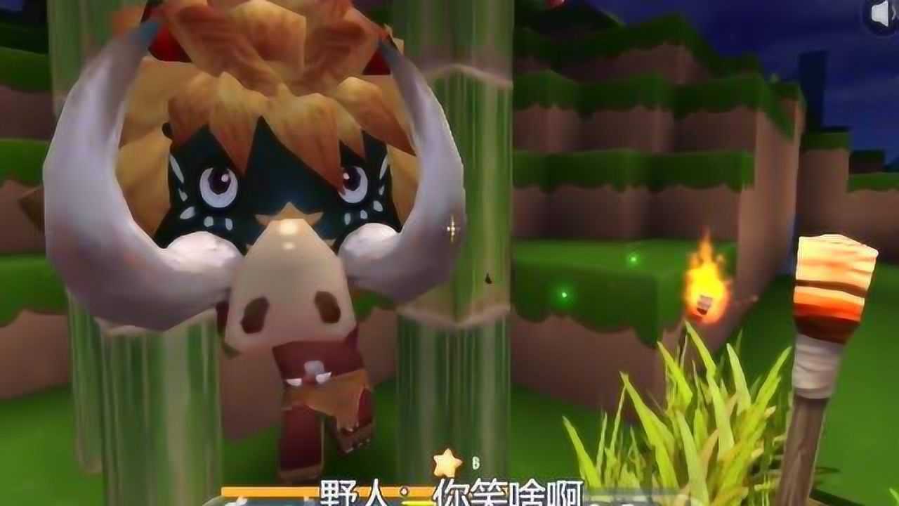 迷你世界二狗子我挖几个钻石做了1个钻头出矿洞发现怪物卡树上