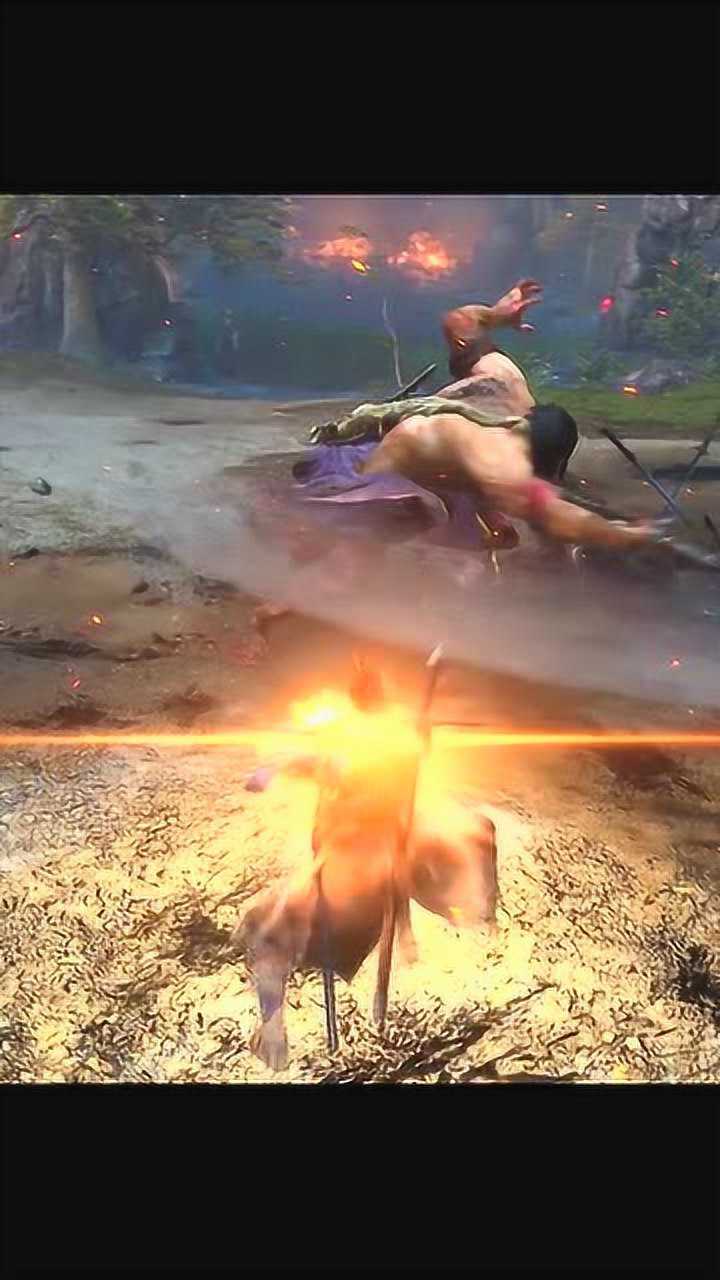 只狼令人震撼的场景蚺蛇重藏招式大开大合不好对付呀