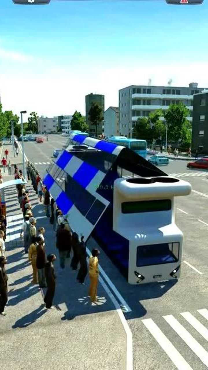 未来世界的公交车, 这才是人性化的设计,再也不怕没座位