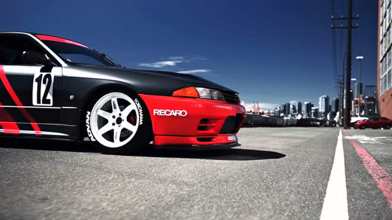 90年代的灵感advan风格r32 gtr