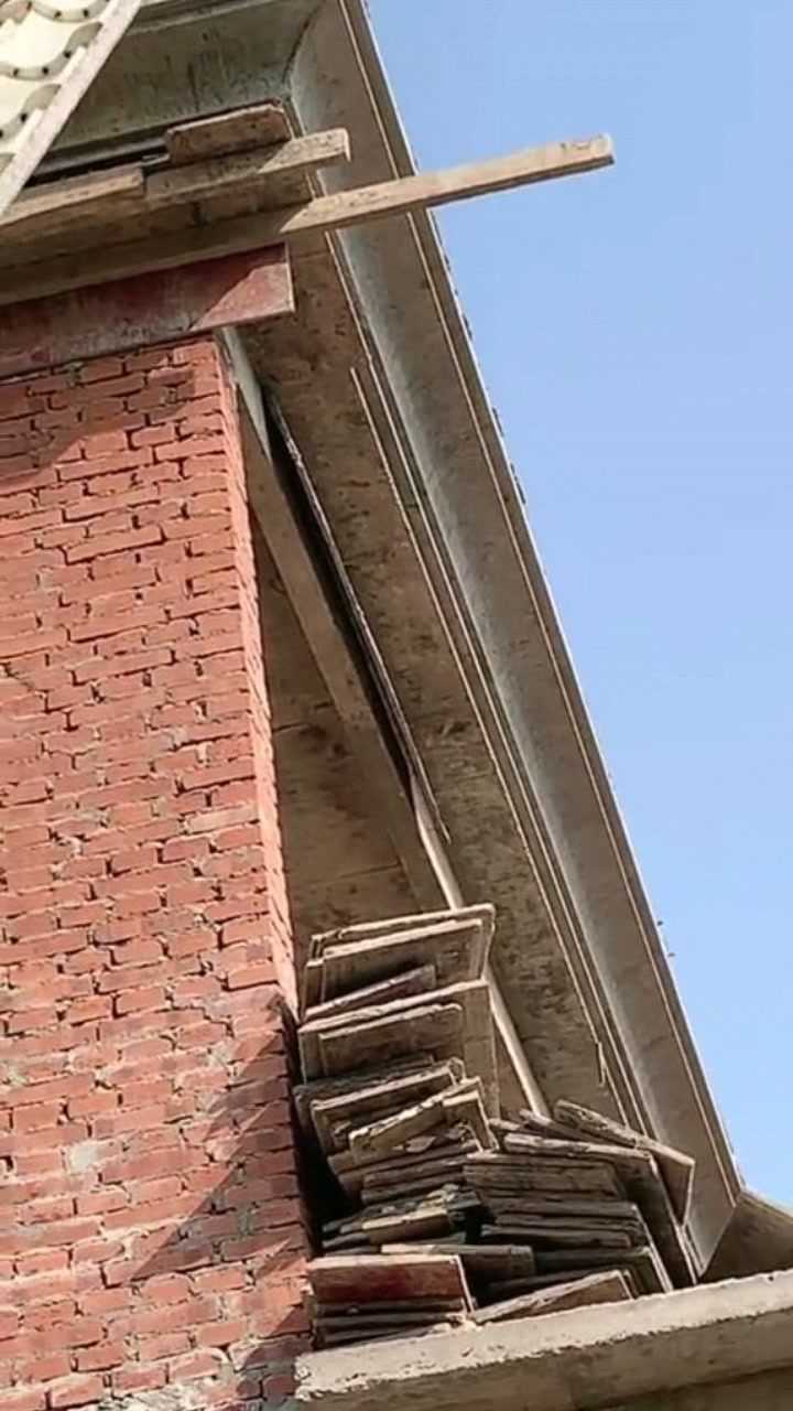 天沟檐线一体现浇成型,牢固又好看,!