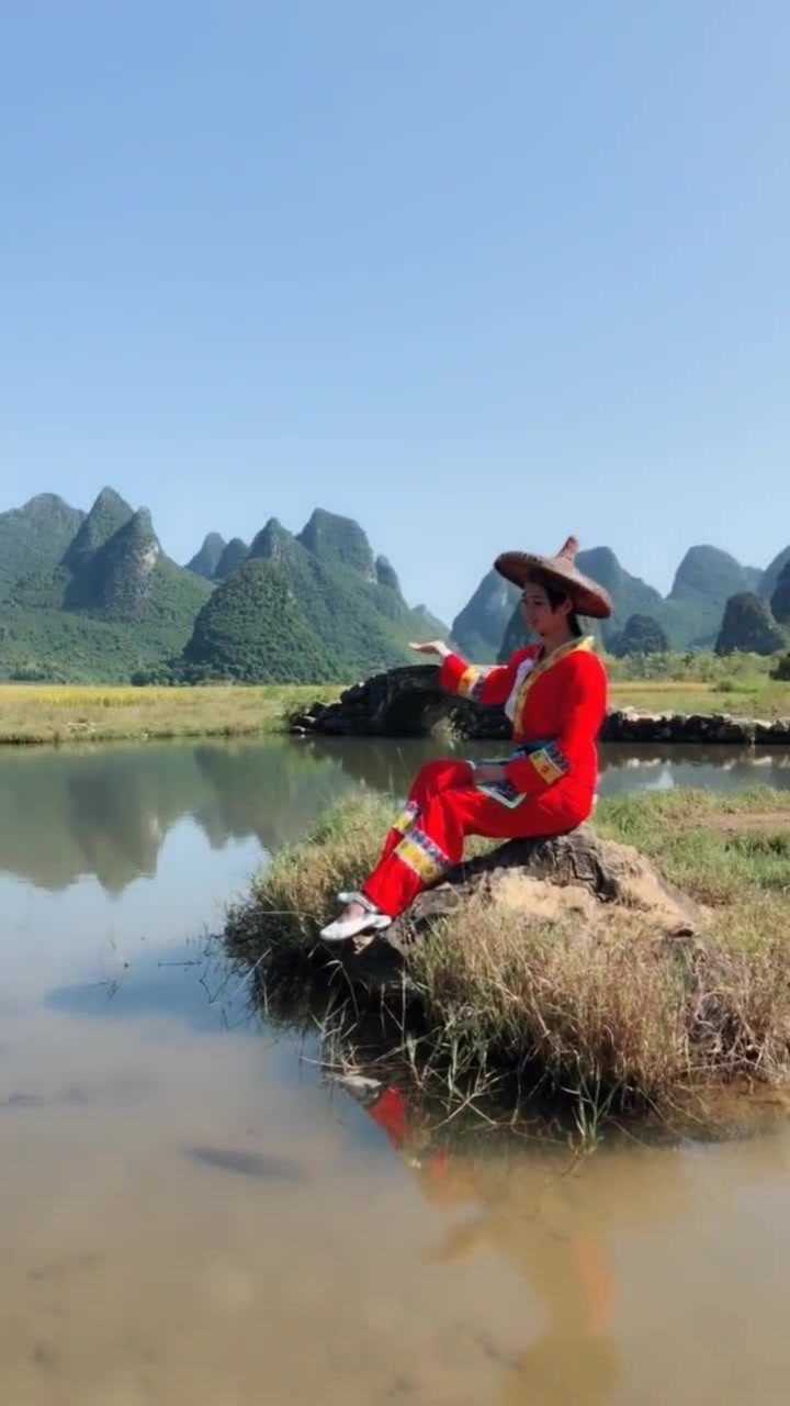 桂林山水甲天下,同样也出绝世美女
