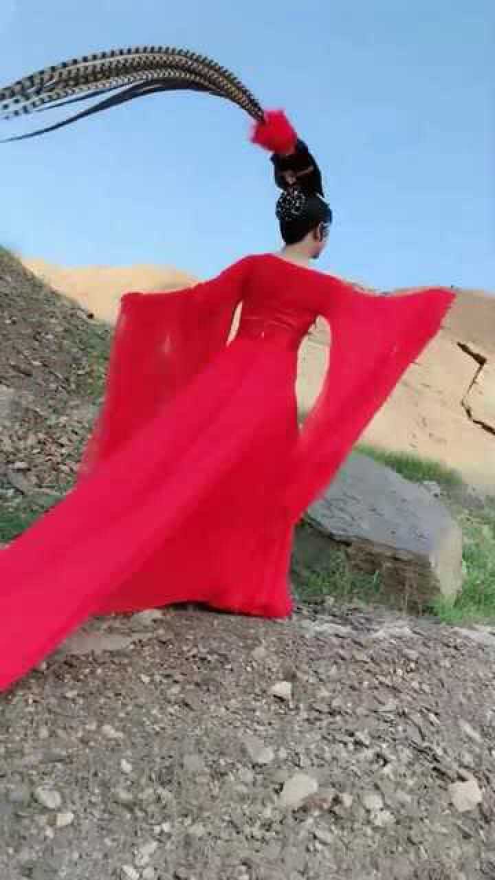 很美的反串歌手韩龙老师看着背影像极了一个女人太美了