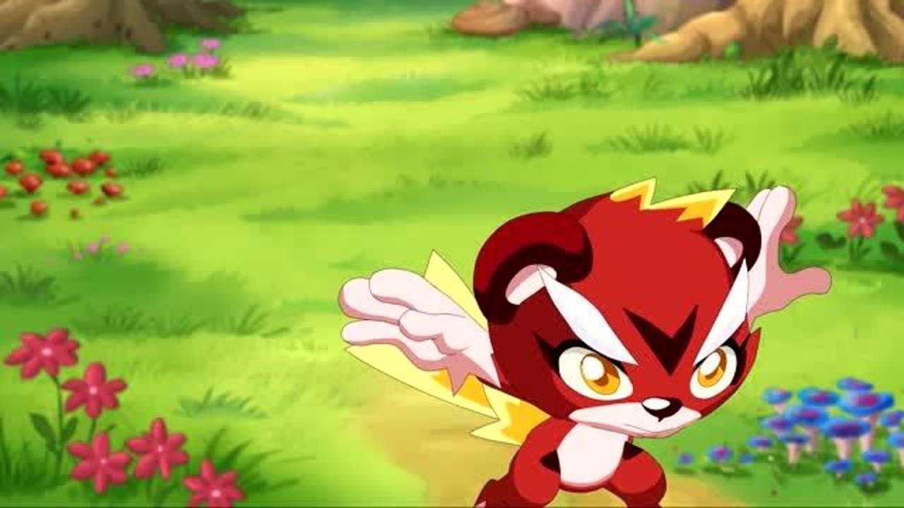 火力少年王之传奇再现精灵世界充满了能量赤虎变得好可爱啊